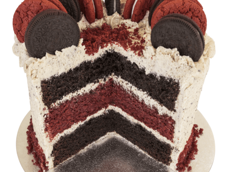 The Red Velvet Cookie & Cream Cake Online Hot Sale