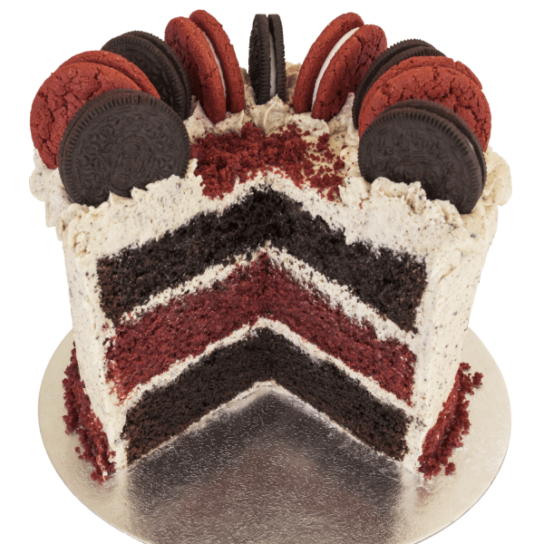 The Red Velvet Cookie & Cream Cake Online Hot Sale