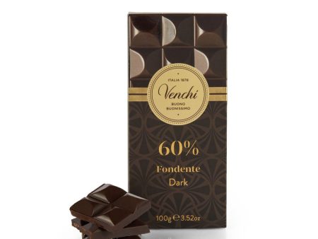 Tavoletta di cioccolato fondente  60% VENCHI 78 g Sale