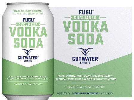 Cutwater Fugu Cucumber Vodka Soda 4pk Online now