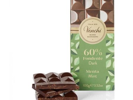 Dark Chocolate and Mint bar - 100g bar VENCHI For Cheap