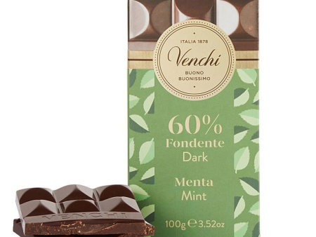 Tavoletta Cioccolato Fondente & Menta Venchi g. 100 Hot on Sale