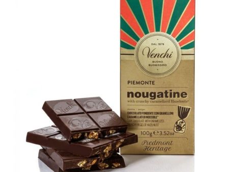 Nougatine Chocolate bar - 100g bar VENCHI Online now