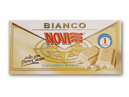 Tavoletta cioccolato bianco grammi 100 Novi Fashion