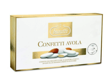 Avola Sugared Almond Golden confetti dragées- 1kg box BURATTI Online now