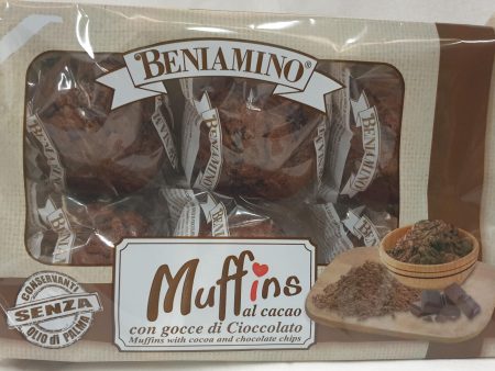 Muffin cioccolato pezzi 6 Beniamino Online