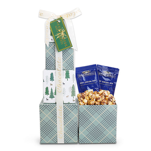 Ghirardelli Chocolate Seasonal Gift Tower Online now