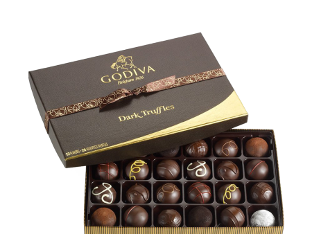 Godiva Chocolatier Dark Chocolate Truffles, 12 Count Discount