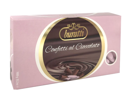 Confetti al Cioccolato Extra Fondente - Rosa - Kg. 1 Online Hot Sale