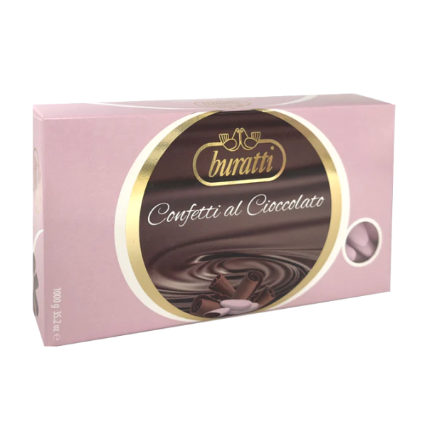 Confetti al Cioccolato Extra Fondente - Rosa - Kg. 1 Online Hot Sale