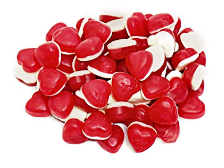 Gummy Hearts Cream and Strawberry Filled - 1kg RAVAZZI Sale