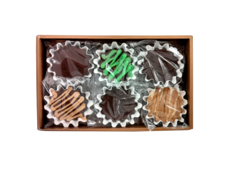 Gourmet Fudge Candy Gift Box 6 Flavors  Chocolate, Rocky Road Fashion