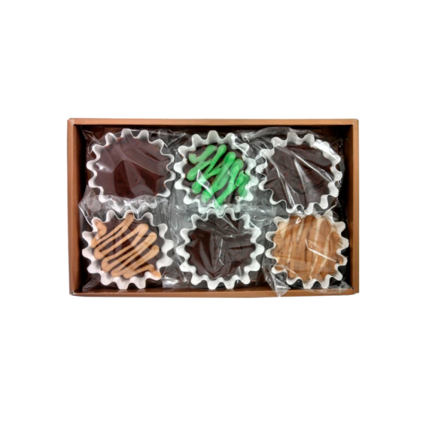 Gourmet Fudge Candy Gift Box 6 Flavors  Chocolate, Rocky Road Fashion