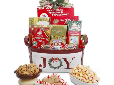 Holiday Joy Gift Basket For Cheap