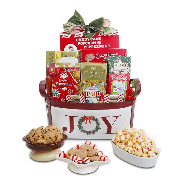 Holiday Joy Gift Basket For Cheap