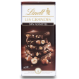 Les Grandes Dark with Hazelnuts Bar - 150g LINDT Sale