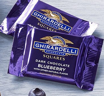 Ghirardelli Blueberry Dark Chocolate Squares Online Sale