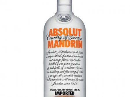 Absolut Mandarin Vodka Supply