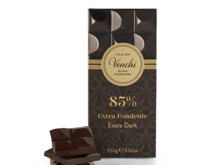 Tavoletta cioccolato Extra Fondente 85% Venchi g. 100 Sale