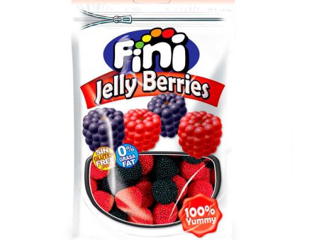 Jelly Berries - Blackberries and Raspberries Gummy Candies - 150g pack FINI Cheap