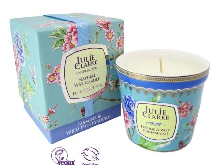 Add a Luxury Julie Clarke Candle - Jasmine & Wild Honeysuckle Online Hot Sale