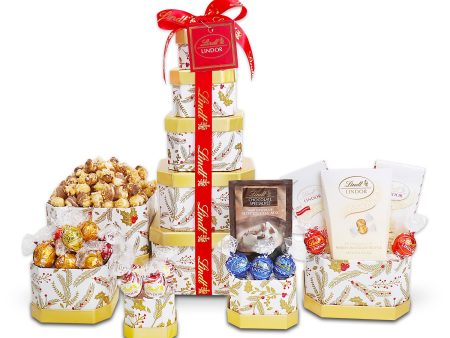 Lavish Lindt Chocolate Gift Tower For Sale