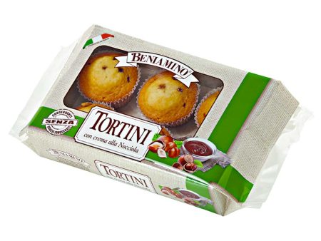 Tortini vaschetta crema Nocciola pezzi 6 Beniamino For Discount