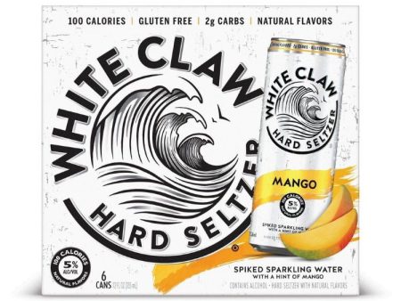 White Claw Hard Seltzer Mango 6pk Online now