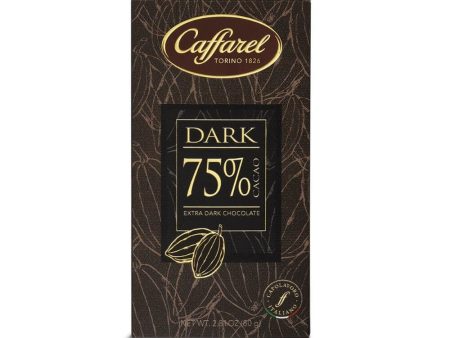 Extra dark 75% chocolate bar- 80g bar CAFFAREL Online