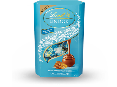 Cornet Lindor caramello salato gr.200 Lindt Cheap