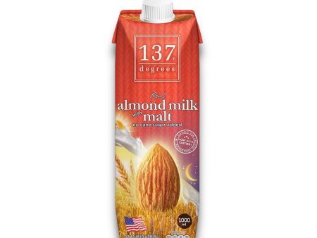 137Degrees Almond Milk With Malt 1000ml Online Hot Sale