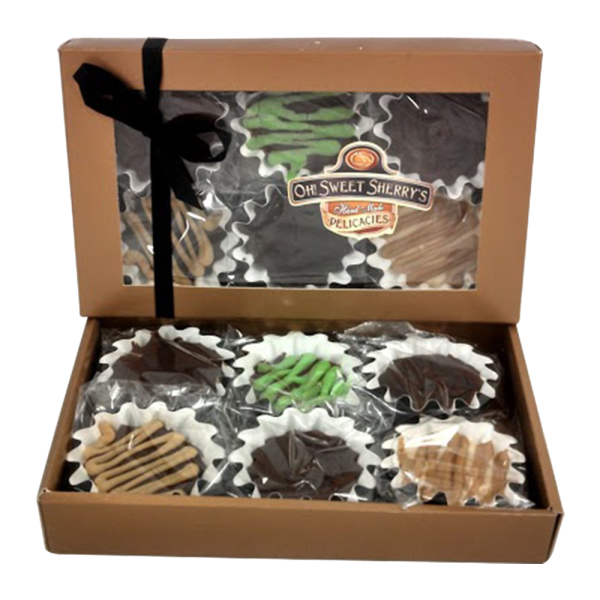 Gourmet Fudge Candy Gift Box 6 Flavors  Chocolate, Rocky Road Fashion