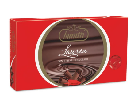 Confetti al Cioccolato Extra Fondente - Rosso - Kg. 1 For Sale