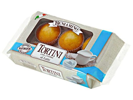 Tortini vaschetta crema latte pezzi 6 Beniamino For Cheap