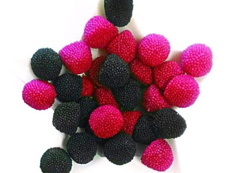 Blackberries and Raspberries Gummy Candies - 1kg pack FINI For Discount