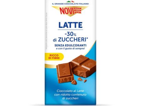 Tavoletta al Latte -30% di zuccheri  100g Novi Hot on Sale