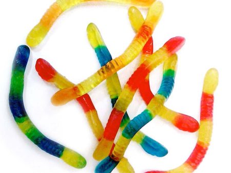 Gummy Multicolor Worms - 1kg pack VIDAL Cheap