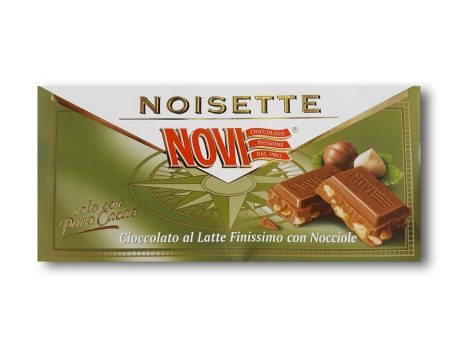 Tavoletta al latte con nocciole grammi 100 Novi on Sale