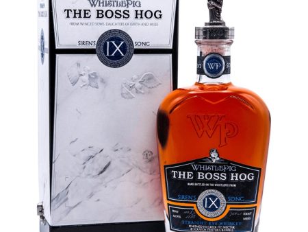 WhistlePig The Boss Hog IX: Siren s Song Straight Rye Whiskey Hot on Sale