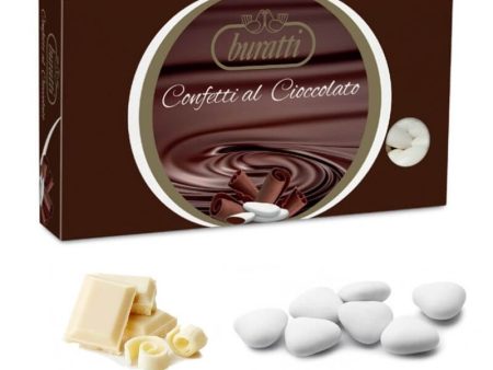 Confetti dragées White Chocolate  - 1kg box BURATTI Online Sale