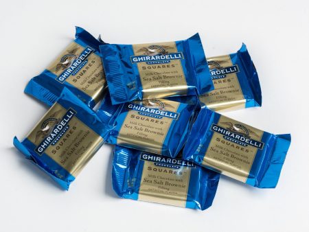 Ghirardelli Sea Salt Brownie Milk Chocolate Squares Sale