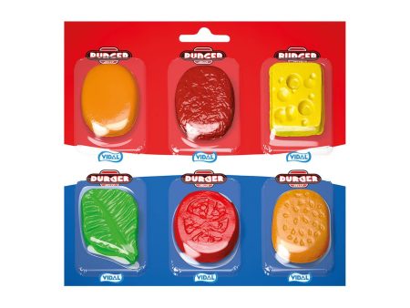 Burger Jelly 6 pezzi ( circa 66g) Vidal Online Hot Sale