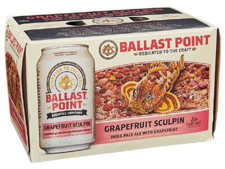 Ballast Point Grapefruit Sculpin Ipa Beer 6pk on Sale