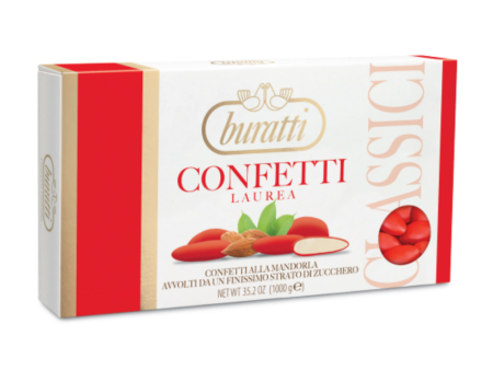 Confetti alla Mandorla Pelata Capri - Rosso - Kg. 1 Discount