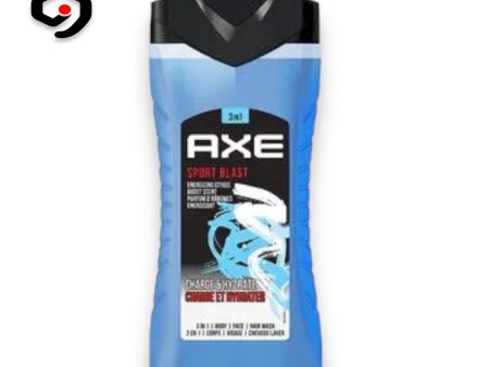 Axe Sport Blast Energizing Citrus Scent 3in1 Body Wash 400ml Discount