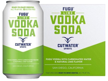 Cutwater Fugu Lime Vodka Soda 4 pk Discount