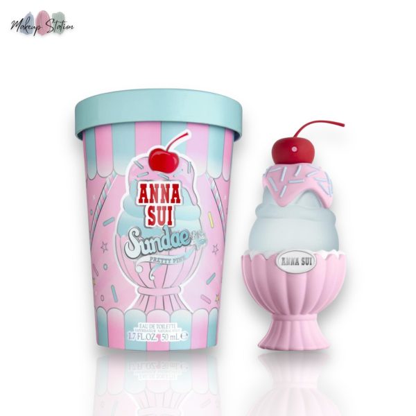 ANNA SUI SUNDAE PRETTY PINK EAU DE TOILETTE 50ML For Sale