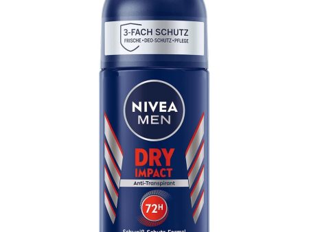 Nivea Men Dry Impact Roll On 50ml Discount