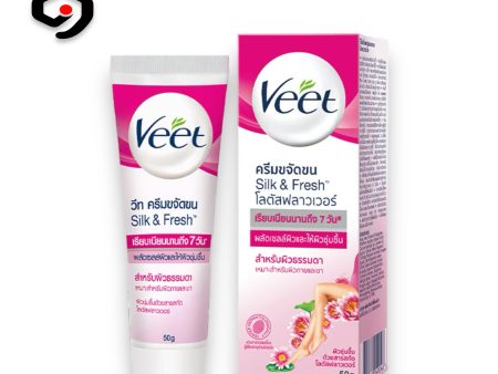 Veet Hair Remove Cream Silk & Fresh Lotus Flower 50g Cheap