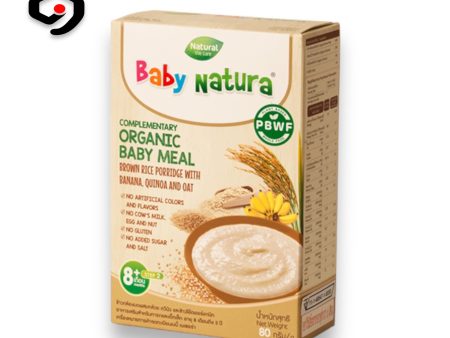 Baby Natura Organic Brown Rice With Banana Quinoa And Oat 8M+ 80g Sale